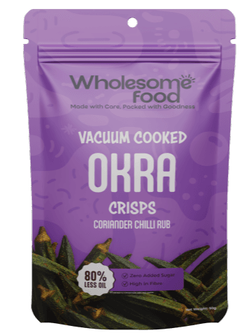 Vacuum Cooked Okra Crisps